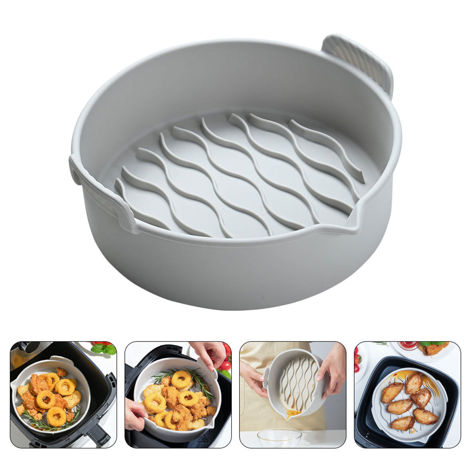 Air Fryer - Силиконовая прокладка для аэрофритюрницы, не прилипающая,