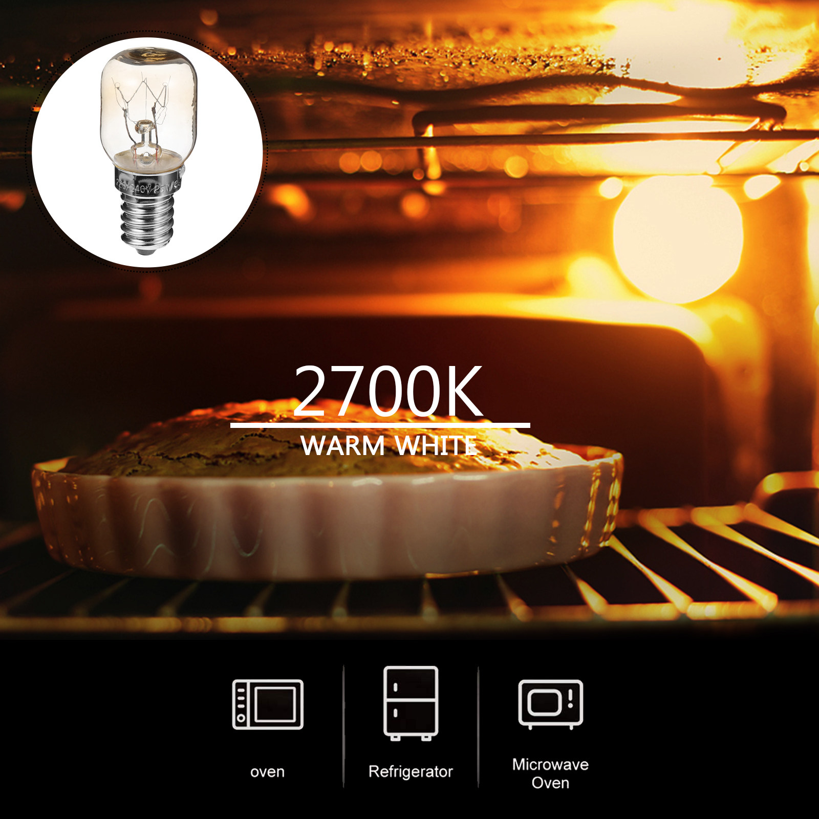 Microwave Oven - 4 шт. Термостойкие вольфрамовые лампы для