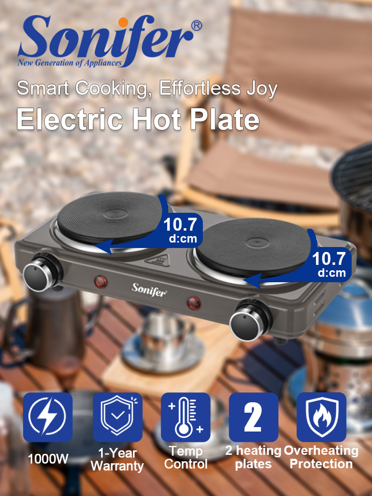 Двухконфорочная электрическая  – обзор и цена Induction Cooktop Portable