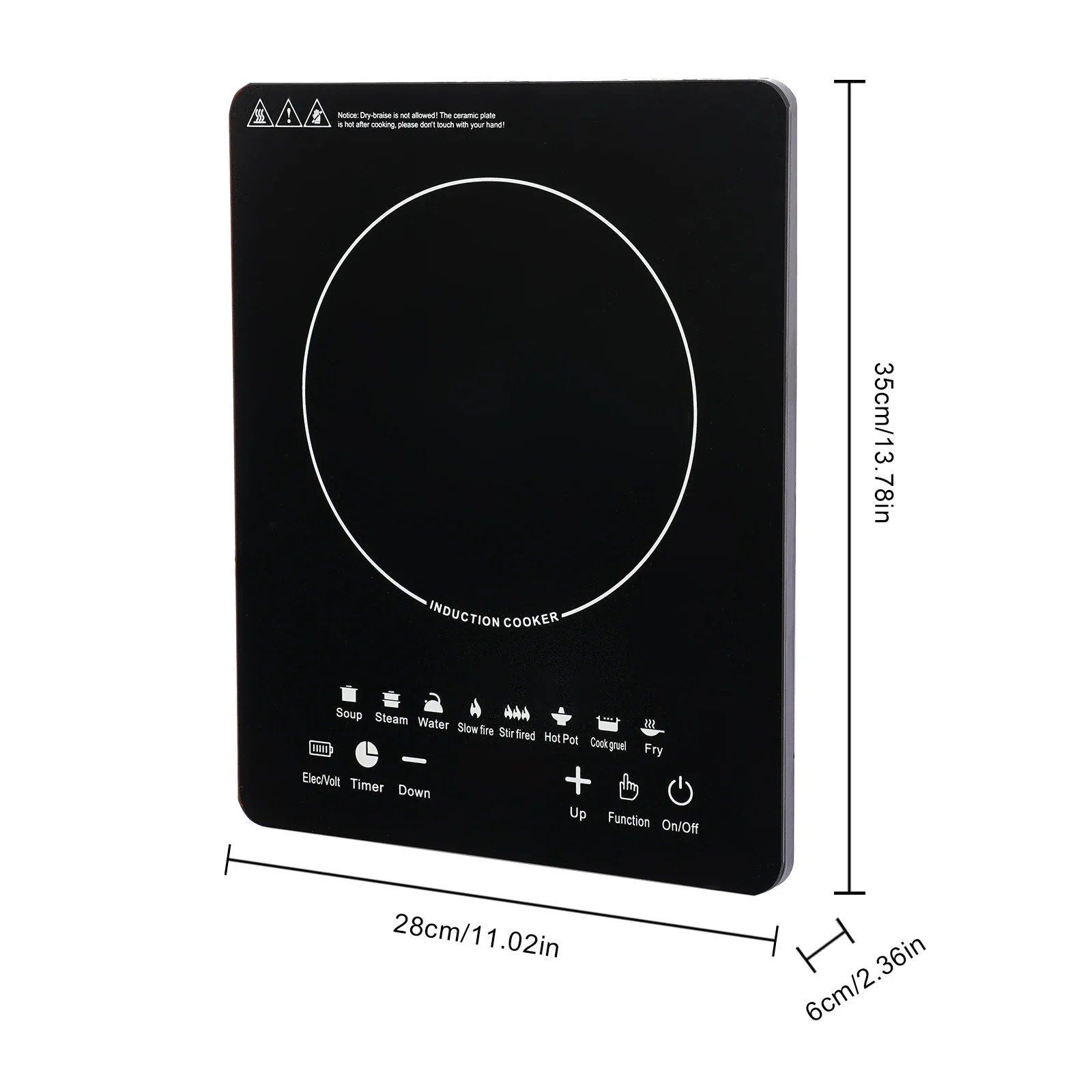Портативная индукционная плита – обзор и цена Induction Cooktop Portable